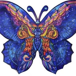 Jigsaw Legpuzzel Mystery Vlinder 036 A3 | Houten Puzzel | 200 Stukjes | Dierenpuzzel In Meer Dan 50 Verschillende Modellen -Goedkope puzzels winkel 550x451