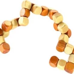 Merkloos DW4Trading 3D Houten Puzzel Kubus Slang -Goedkope puzzels winkel 550x452 5
