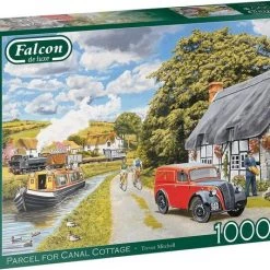 Falcon Puzzel Parcel For Canal Cottage - Legpuzzel - 1000 Stukjes