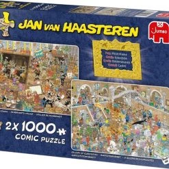 Jan Van Haasteren Een Dagje Naar Het Museum - 2 X 1000 Stukjes -Goedkope puzzels winkel 550x458 14