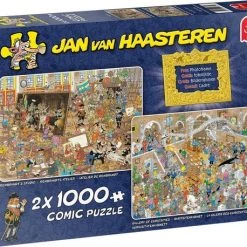Jan Van Haasteren Een Dagje Naar Het Museum - 2 X 1000 Stukjes -Goedkope puzzels winkel 550x458 16