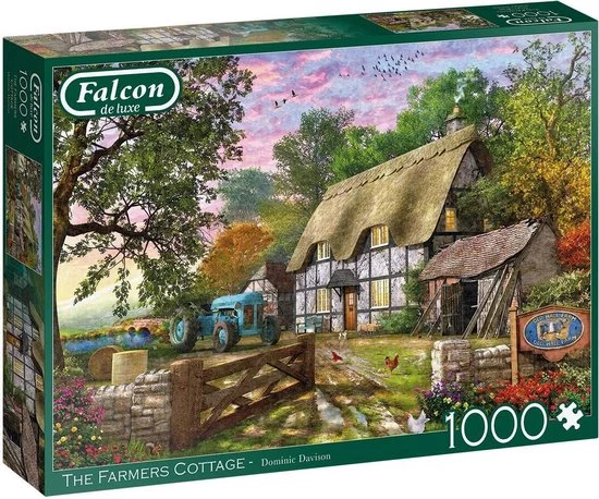 Falcon Puzzel The Farmers Cottage - Legpuzzel - 1000 Stukjes 2 Falcon Puzzel The Farmers Cottage - Legpuzzel - 1000 Stukjes - Afbeelding 2