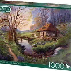 Falcon Puzzel Cottage In The Woods - Legpuzzel - 1000 Stukjes -Goedkope puzzels winkel 550x458 31