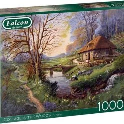 Falcon Puzzel Cottage In The Woods - Legpuzzel - 1000 Stukjes -Goedkope puzzels winkel 550x458 32
