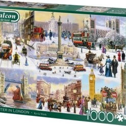 Jumbo Falcon Puzzel A Winter In London - Legpuzzel - 1000 Stukjes -Goedkope puzzels winkel 550x458 34
