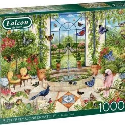 Jumbo Falcon Puzzel Butterfly Conservatory - Legpuzzel - 1000 Stukjes