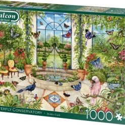 Jumbo Falcon Puzzel Butterfly Conservatory - Legpuzzel - 1000 Stukjes -Goedkope puzzels winkel 550x458 36