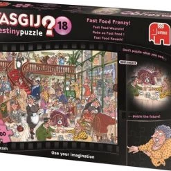 Wasgij Destiny 18 Fast Food Waanzin Puzzel - 1000 Stukjes -Goedkope puzzels winkel 550x458 38