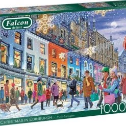 Jumbo Falcon Puzzel Christmas In Edinburgh - Legpuzzel - 1000 Stukjes