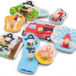 New Classic Toys Knoppuzzel Brandweer 9 New Classic Toys Knoppuzzel Brandweer -Goedkope puzzels winkel 550x458 43