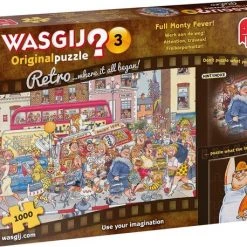 Wasgij Retro Original 3 Werk Aan De Weg! Puzzel - 1000 Stukjes