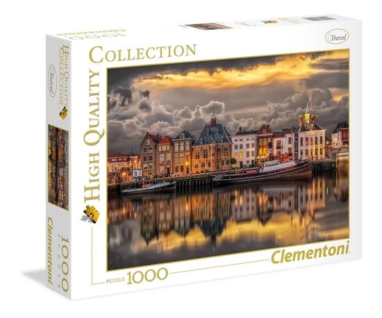Clementoni Puzzel Dutch Dreamworld - 1000 Stukjes 3 Clementoni Puzzel Dutch Dreamworld - 1000 Stukjes - Afbeelding 3