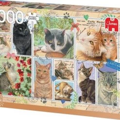 Jumbo Premium Collection Puzzel Franciens Katten Cat Stamps - Legpuzzel - 1000 Stukjes 11 Jumbo Premium Collection Puzzel Franciens Katten Cat Stamps - Legpuzzel - 1000 Stukjes -Goedkope puzzels winkel 550x458 60