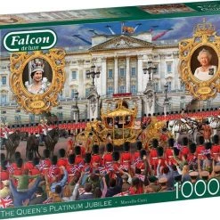 Falcon Puzzel The Queen's Platinum Jubilee - Legpuzzel - 1000 Stukjes
