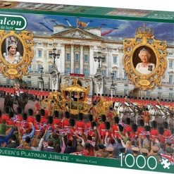 Falcon Puzzel The Queen's Platinum Jubilee - Legpuzzel - 1000 Stukjes -Goedkope puzzels winkel 550x458 8