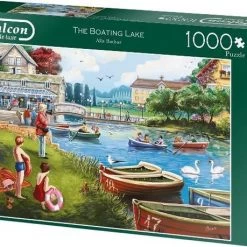 Jumbo Falcon Puzzel The Boating Lake - Legpuzzel - 1000 Stukjes -Goedkope puzzels winkel 550x459 5