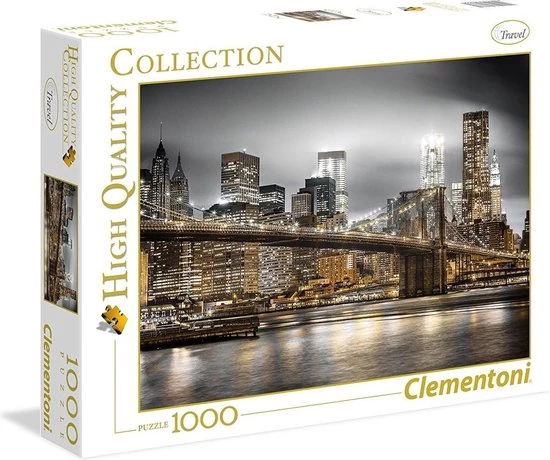 Clementoni Puzzels Voor Volwassenen - New York Skyline - High Quality Collection, Puzzel 1000 Stukjes, 14-99 Jaar - 39366 3 Clementoni Puzzels Voor Volwassenen - New York Skyline - High Quality Collection, Puzzel 1000 Stukjes, 14-99 Jaar - 39366 - Afbeelding 3