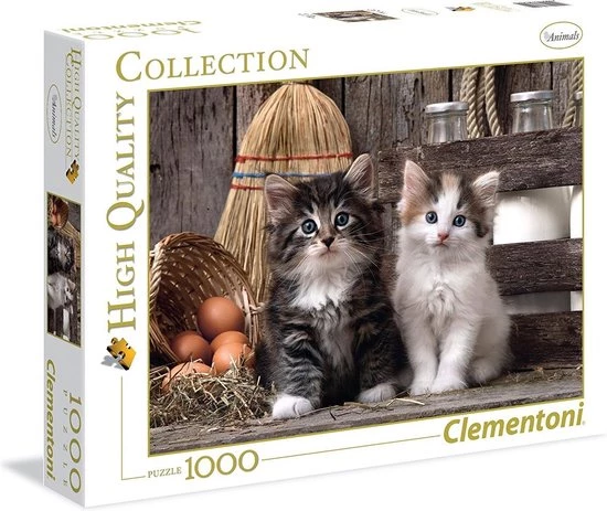 Clementoni Legpuzzel - High Quality Puzzel Collectie - Schattige Katjes - 1000 Stukjes, Puzzel Volwassenen 1 Clementoni Legpuzzel - High Quality Puzzel Collectie - Schattige Katjes - 1000 Stukjes, Puzzel Volwassenen