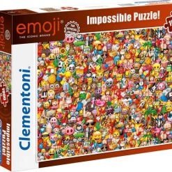 Clementoni - Impossible Legpuzzel - Emoji - 1000 Stukjes, Puzzel Volwassenen