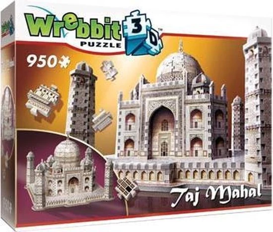 Wrebbit Taj Mahal - 3D Puzzel - 950 Stukjes 6 Wrebbit Taj Mahal - 3D Puzzel - 950 Stukjes - Afbeelding 6