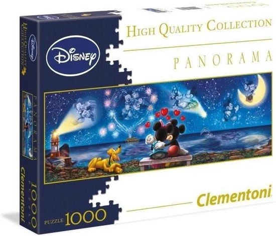 Clementoni - Panorama High Quality Collectie Puzzel - Disney Mickey & Minnie - 1000 Stukjes, Puzzel Volwassenen 6 Clementoni - Panorama High Quality Collectie Puzzel - Disney Mickey & Minnie - 1000 Stukjes, Puzzel Volwassenen - Afbeelding 6