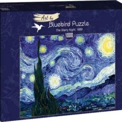 Art By BlueBird Vincent Van Gogh - Sterrennacht,1889 (1000 Stukjes, Kunst Puzzel)
