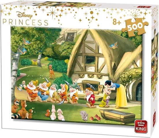 King Legpuzzel Disney Sneeuwwitje Meisjes Karton 500 Stukjes 1 King Legpuzzel Disney Sneeuwwitje Meisjes Karton 500 Stukjes