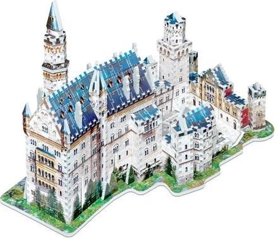 Wrebbit Neuschwanstein Kasteel - 3D Puzzel - 890 Stukjes 13 Wrebbit Neuschwanstein Kasteel - 3D Puzzel - 890 Stukjes - Afbeelding 13