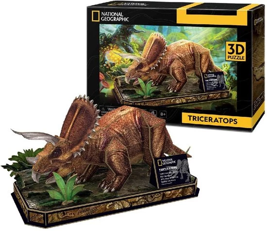 Van Der Meulen 3d Puzzel Triceratops 1 Van Der Meulen 3d Puzzel Triceratops