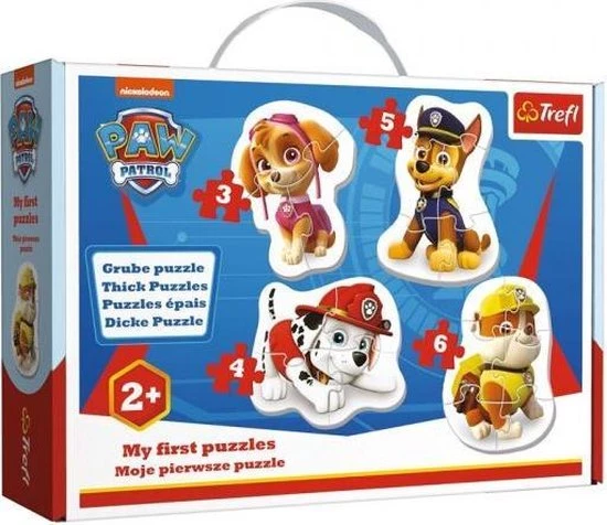 Trefl Puzzel Paw Patrol 4 In 1: 3/4/5/6 Stukjes 2 Trefl Puzzel Paw Patrol 4 In 1: 3/4/5/6 Stukjes - Afbeelding 2