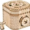 Robotime Vitafa Kluis - Houtpuzzel - 3D Puzzel - Modelbouw - Opbergdoos - Hout - DIY