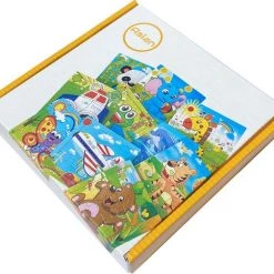 Aslan? 2 Houten Puzzels Van 9 Stukjes - Dieren: Panda En Kikker - Voor Kinderen Van 1-4 Jaar -Goedkope puzzels winkel 550x483 1