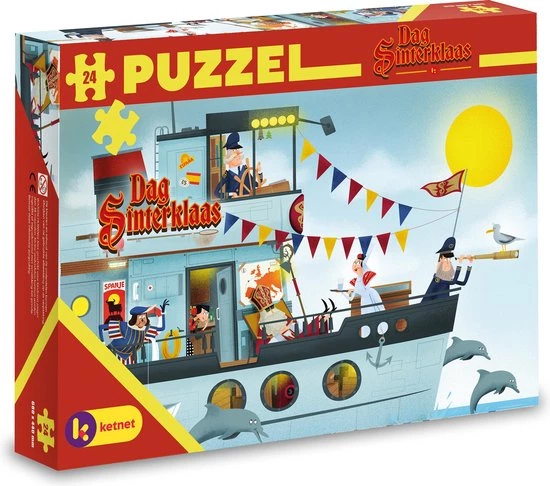 Baeckens Dag Sinterklaas Puzzel (24 Stukjes) 1 Baeckens Dag Sinterklaas Puzzel (24 Stukjes)