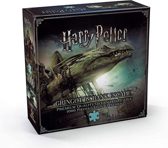 Noble Collection Harry Potter Puzzel - Legpuzzel - Gringotts Bank Escape - 1.000 Stukjes 5 Noble Collection Harry Potter Puzzel - Legpuzzel - Gringotts Bank Escape - 1.000 Stukjes - Afbeelding 5