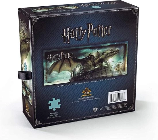 Noble Collection Harry Potter Puzzel - Legpuzzel - Gringotts Bank Escape - 1.000 Stukjes 3 Noble Collection Harry Potter Puzzel - Legpuzzel - Gringotts Bank Escape - 1.000 Stukjes - Afbeelding 3