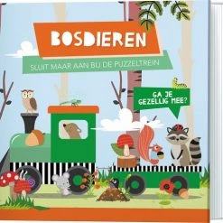 Fiona Huisman Bosdieren - Boek + Treinpuzzel 10 Fiona Huisman Bosdieren - Boek + Treinpuzzel -Goedkope puzzels winkel 550x496 2