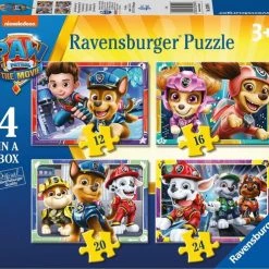 Ravensburger PAW Patrol: The Movie - Puzzel - 4in1box - 12+16+20+24 Stukjes