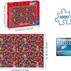 Ravensburger Puzzel Super Mario - Legpuzzel - 1000 Stukjes Challenge 14 Ravensburger Puzzel Super Mario - Legpuzzel - 1000 Stukjes Challenge -Goedkope puzzels winkel 550x503 3