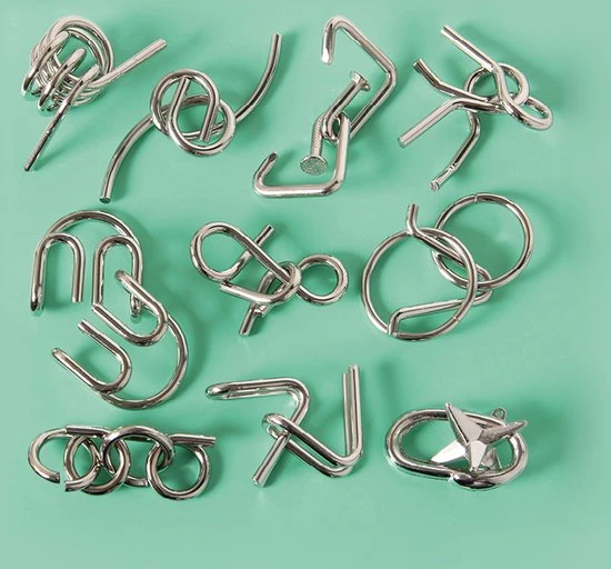 Eureka - Eureka! 10 Metalen Puzzels Groene Editie 8 Eureka - Eureka! 10 Metalen Puzzels Groene Editie - Afbeelding 8