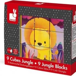 Janod Kubkid - Jungle Dieren -Goedkope puzzels winkel 550x515