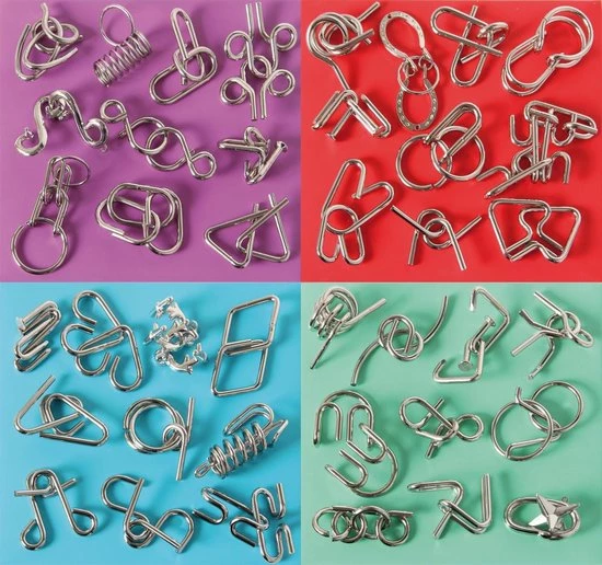 Eureka - Eureka! 10 Metalen Puzzels Groene Editie 3 Eureka - Eureka! 10 Metalen Puzzels Groene Editie - Afbeelding 3