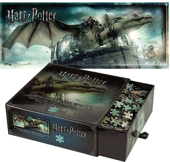 Noble Collection Harry Potter Puzzel - Legpuzzel - Gringotts Bank Escape - 1.000 Stukjes 1 Noble Collection Harry Potter Puzzel - Legpuzzel - Gringotts Bank Escape - 1.000 Stukjes