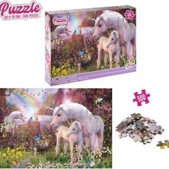 Grafix Unicorn Puzzel Voor Kinderen En Volwassenen | 500 Puzzelstukjes | Afmeting 50 X 70 CM | Puzzel Voor Meisjes