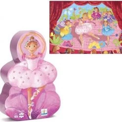 Djeco De Ballerina Met De Bloem - 36 Stukjes -Goedkope puzzels winkel 550x526