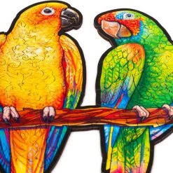 UNIDRAGON Houten Puzzel Dier - Speelse Papegaaien - 193 Stukjes - Medium 44x25 Cm 16 UNIDRAGON Houten Puzzel Dier - Speelse Papegaaien - 193 Stukjes - Medium 44x25 Cm -Goedkope puzzels winkel 550x538 4