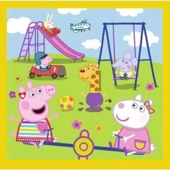 Trefl Peppa Pig 3-in-1 Puzzel - 20/36/50 Stukjes -Goedkope puzzels winkel 550x540 2