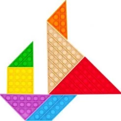 PLAY-IT PLAY IT Tangram Puzzel Pop It 7 Delig - Inclusief Simple Dimple - Fidget Toys - Sinterklaas -Goedkope puzzels winkel 550x540 6