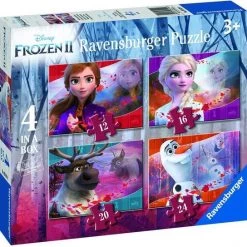 Ravensburger Disney Frozen 2 4in1box Puzzel - 12+16+20+24 Stukjes - Kinderpuzzel -Goedkope puzzels winkel 550x544 1
