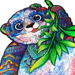 UNIDRAGON Houten Puzzel Dier - Serieuze Panda - 318 Stukjes - King Size 31x41 Cm -Goedkope puzzels winkel 550x544 4