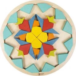 Classic World KLASSIEKE WERELD Montessori Puzzel Moza Ek Tangram Patronen Vormen En Kleuren -Goedkope puzzels winkel 550x545